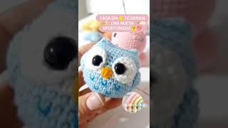 Búho Amigurumi #amigurumis #crochet #tutoriales #ganchillo #crochetpattern #diycrafts