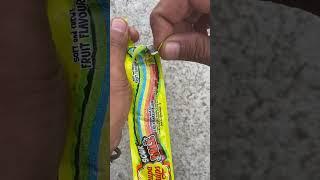 Help the beetle !! sharing sour belt with beetle #shorts