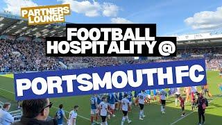 Portsmouth FC Partners Lounge hospitality - REVIEWED 