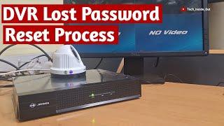 how to reset lost DVR password for jovison dvr