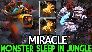 MIRACLE [Gyrocopter] Sleep in Jungle Farming Stack Camp Dota 2