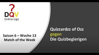 DQV Online-Liga Saison 2024 - Woche 13 - Match of the Week