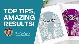 TOP TIPS  For The BEST Results! Betterpress Letterpress & Foiling