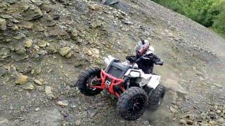 Scrambler a bit sketchy hill climb, mudding. Honda Talon Polaris 570 Yamaha Raptor. Insta 360