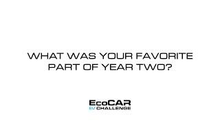 Favorite Part of the Year Two EcoCAR EV Challenge