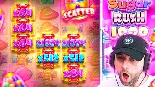 MY BIGGEST PRAGMATIC MULTI HIT doing SUPER BONUSES on SUGAR RUSH 1000!! (Bonus Buys)