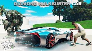 Franklin Stealing Diamond Hulkbuster Car in GTA 5 ! | Techerz