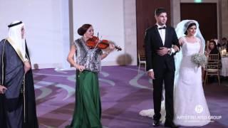 Olga Trifonova Violinist in Dubai /Bride entrance