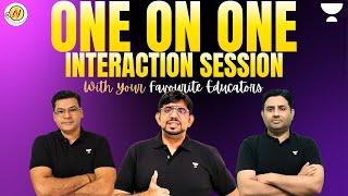 ONE ON ONE INTERACTION SESSION WITH YOUR FAVOURITE EDUCATORS #unacademy #unacademycs #csexams