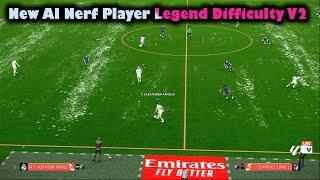 New AI Nerf Player Legend Difficulty V2 + Instalation - PES 2021 & Football Life 2025