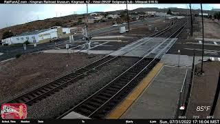 RailFanAZ - Kingman Railroad Museum, Kingman, AZ | BNSF Seligman Sub, MP 516.5 - West