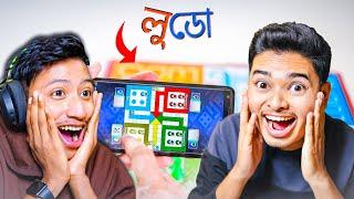 Playing Ludo In Mobile