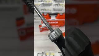 Bahco Ratchet Screwdriver with 1/4" Hex Bits Phillips Pozi Slotted