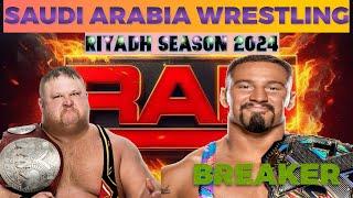 Live RAW event in Riyadh KSA | WWE | RAW | 2nd big match | #wwe | #wweraw | WWE 2024