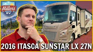 2016 Winnebago Sunstar LX 27N Motorhome Walkthrough | Itasca Class A RV