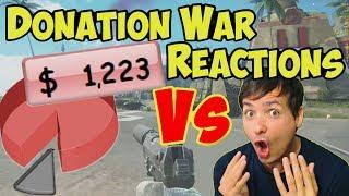 TOP TWITCH DONATION WAR REACTIONS - FUNNY MONTAGE /w GRAPHS