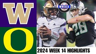 Washington vs #1 Oregon | Full Game Highlights | 2024 College Football Highlights