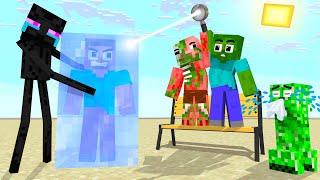 Monster School : Zombie x Squid Game RESCUE FROZEN HEROBRINE - Minecraft Animation