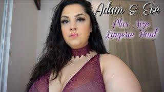 Adam and Eve PLUS SIZE LINGERIE (TRY-ON**) | Posi Claudia