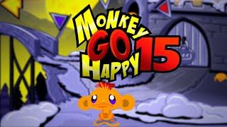 Игра "Счастливая Обезьянка 15" (Monkey GO Happy 15) - прохождение