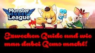 Monster Super League [GERMAN/HD] Erwecken Guide und wie man dabei AstroGems verdient!