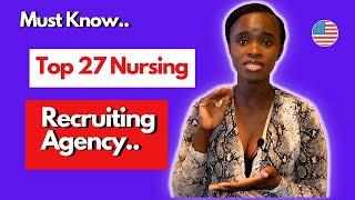 USA Nursing Recruiting Agency For International/Foreign Educated Nurses 2024