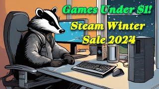 Games Under $1 - Steam Winter Sale 2024