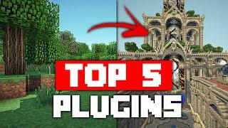  TOP 5 PLUGINS for YOUR MINECRAFT SERVER 