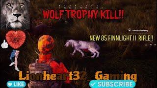 PS5 HUNTING SIMULATOR 2 - WOLF TROPHY KILL!! 85 FINNLIGHT II RIFLE!!