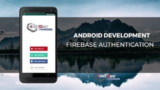 Android Studio Tutorial - Firebase Authentication (2019 Version)