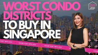 WORST Places in Singapore to buy your next condo (Q3 2024)