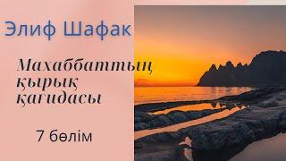 Элиф Шафак. Махаббаттың қырық қағидасы. 7 бөлім.