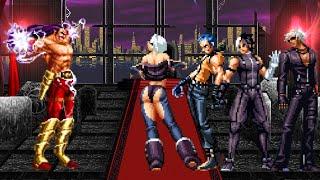 [KOF Mugen] Krauser vs NESTS Team