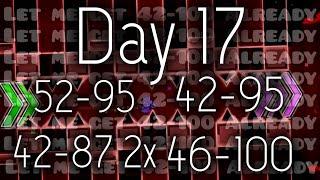 (Day 17) Bloodbath 52-95, 42-95, 42-87 2x and 46-100 (Jump from Nine Circles) (Mobile)