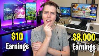 Guessing Earnings Based On Your Fortnite Setups... (HARD)