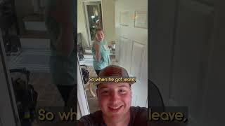 Grandma walked right past her grandson who made a surprise visit home from the Army  #shorts