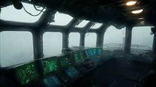 Radio Chatter on a Rainy Exoplanet – Spaceport Bridge Sci-Fi Ambience for Sleep, Study, Relaxation