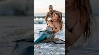 Mermaid Meets Her Lover by the Seaside: A Magical Encounter! #Mermaid #LoveStory #SeasideRomance