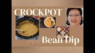 How To Make Crockpot Bean Dip/Deb's Kitchen Simple Cooking