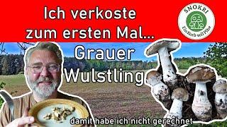 Pilze zum ersten Mal verkosten - Grauer Wulstling - damit habe ich nicht gerechnet