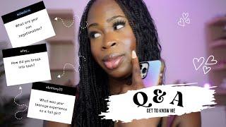 Q & A | GET TO KNOW ME : Tall Girl Struggles, Tech Life, Dating Advice