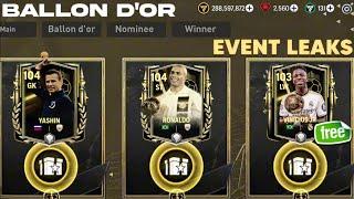 WOW!! NEW BALLON D'OR EVENT FC MOBILE 25 | MESSI, VINICIUS JR & BALLON D'OR NOMINEE FC MOBILE!