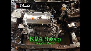 K24 Installation Hasport Motor Mounts Acura Integra . Part 2.