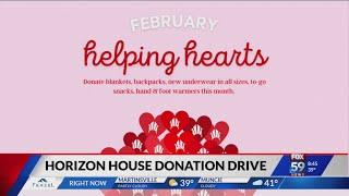 Horizon House Holding Special Donation Drive This Month