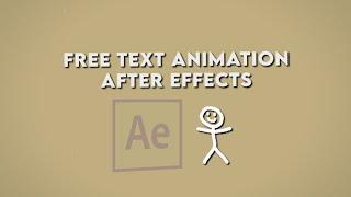 [FREE] Text Animation Presets for After Effects