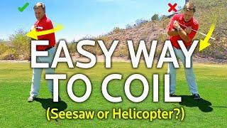 Easy Way To Coil In The Backswing