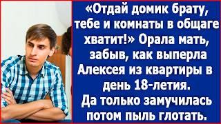 Сынок, я собрала твои вещи и выписала из квартиры. А то жене твоего брата скоро рожать.