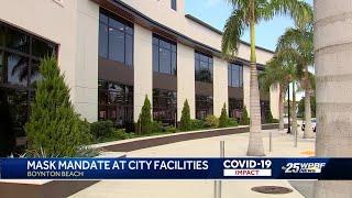 City of Boynton Beach requiring face masks in city buildings again