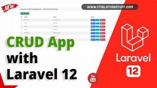 Laravel 12 CRUD Operation for Beginners Step by Step