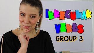 LISTA DE VERBOS IRREGULARES EN INGLES - GRUPO 3 | SIGNIFICADO Y EJEMPLOS | IRREGULAR VERBS